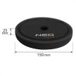 NEO Discuri de polizat, 150 x 150mm x 25mm, moale (08-982)