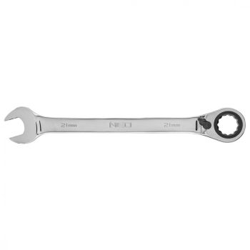 NEO Cheie combinată cu clichet 21mm (09-333)