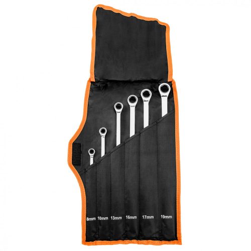 NEO Set chei combinate cu clichet lungi 6buc, 8-19mm (09-370)