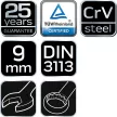 NEO Cheie combinata 9x130mm, CrV, DIN3113 (09-709)