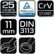 NEO Cheie combinata 11x150mm, CrV, DIN3113 (09-711)