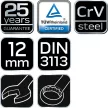 NEO Cheie combinata 12x160mm, CrV, DIN3113 (09-712)