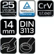 NEO Cheie combinata 14x180mm, CrV, DIN3113 (09-714)