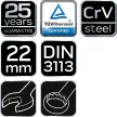 NEO Cheie combinata 22x260mm, CrV, DIN3113 (09-722)