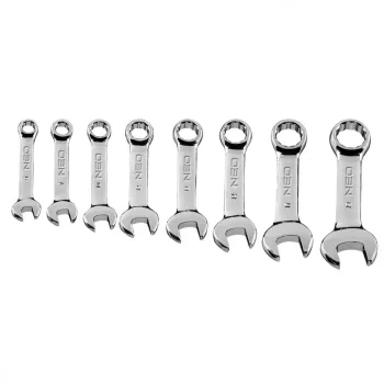 NEO Cheie combinata set, scurt, 8-19mm, 8buc (09-791)