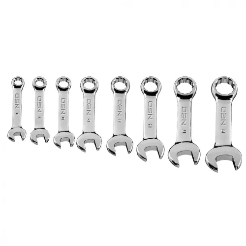 NEO Cheie combinata set, scurt, 8-19mm, 8buc (09-791)