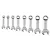 NEO Cheie combinata set, scurt, 8-19mm, 8buc (09-791)