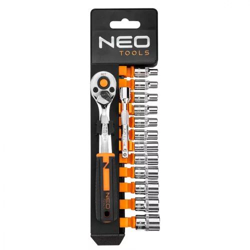 NEO Set de chei 14 bucăți, 1/4" (10-000)