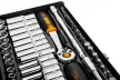 NEO Set de chei 1/4" 63 piese, CrV (10-008)