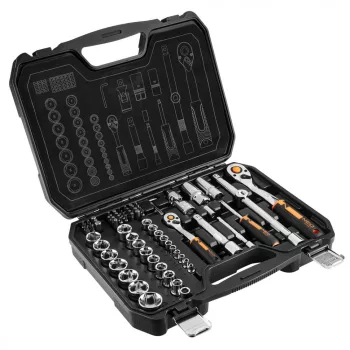 NEO Set de chei 73 bucăți, 1/2", 1/4" (10-054)