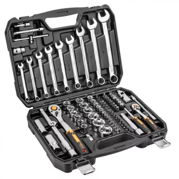   NEO Set de chei + set de scule 1/2", 1/4", 82 bucăți (10-059)