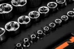 NEO Set de chei + set de biți 94 bucăți, 1/4", 1/2", CrV (10-062)