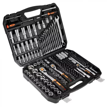   NEO Set de chei 219 bucăți, 1/2", 3/8", 1/4" (10-076)