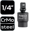NEO Extensie articulată pentru chei cu impact 1/4" (10-253)