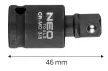 NEO Extensie articulată pentru chei cu impact 3/8" (10-254)