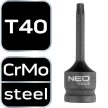 NEO Bit torsional pentru șurubelnițe cu impact 1/2" T40 (10-259)