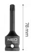 NEO Bit torsional pentru șurubelnițe cu impact 1/2" T55 (10-262)