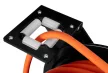 NEO Tambur de țeavă pneumatică, automat, din metal, deschis, pentru utilizare intensă (10-701)