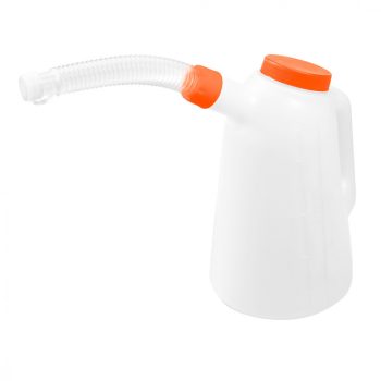   NEO Canistră de încărcare lichide din plastic, cu tub flexibil, 5L (10-804)