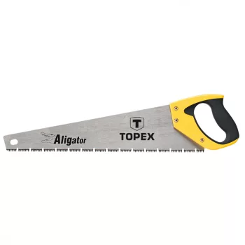   TOPEX Ferăstrău manual 450mm, 3-aproape șlefuit, 7TPI, Aligator" (10A446)