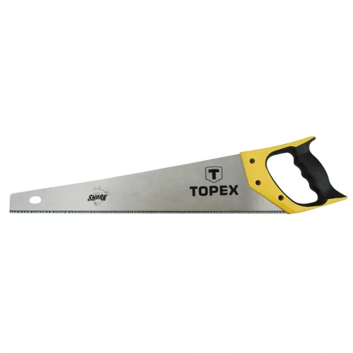 TOPEX Ferăstrău manual 450mm, 11TPI,"Shark" 3-aproape șlefuit (10A447)