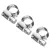 NEO Clema de furtun 8-12/9mm, W4, 3 buc (11-400)