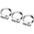 NEO Clema de furtun 16-27/9mm, W4, 3 buc (11-403)