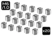 NEO Inserturi pentru repararea filetelor M6, 20buc (11-906)
