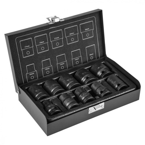 NEO Set chei tubulare pentru scule electrice 1/2" 10 buc 10-24mm (12-101)