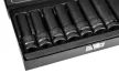 NEO Set chei tubulare pentru scule electrice 1/2" 9 buc lungi TORxE10-24 CR-MO (12-110)