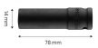Cheie mecanică lungă cu tub NEO 1/2", 14mm, Cr-Mo (12-314)