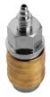 NEO Conector pneumatic rapid 4x6mm cu ieșire pentru furtun, cu arc de protecție (12-600)