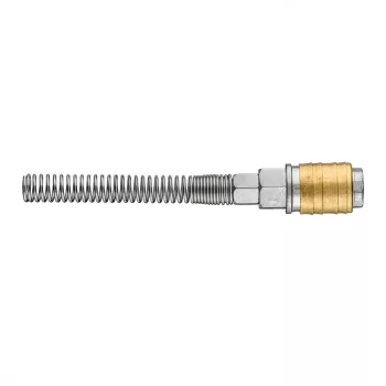   NEO Conector pneumatic rapid 6x8mm cu ieșire pentru furtun, cu arc de protecție (12-601)