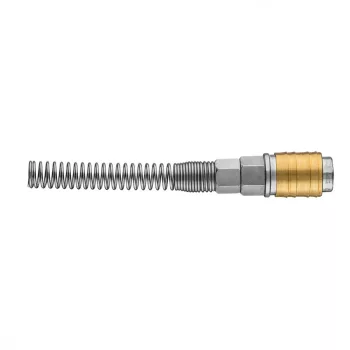   NEO Conector pneumatic rapid 8x10mm cu ieșire pentru furtun, cu arc de protecție (12-602)