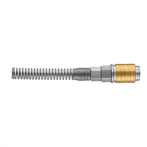 NEO Conector pneumatic rapid 8x10mm cu ieșire pentru furtun, cu arc de protecție (12-602)