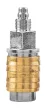 NEO Conector pneumatic rapid 8x10mm cu ieșire pentru furtun, cu arc de protecție (12-602)