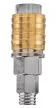 NEO Conector pneumatic rapid 8x10mm cu ieșire pentru furtun, cu arc de protecție (12-602)