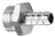 NEO Conector pneumatic pentru țeavă 10mm, 1/2", filet exterior (12-617)