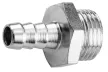 NEO Conector pneumatic pentru țeavă 10mm, 1/2", filet exterior (12-617)