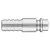 NEO Conector pneumatic pentru țeavă 12mm, vârf rapid (12-628)