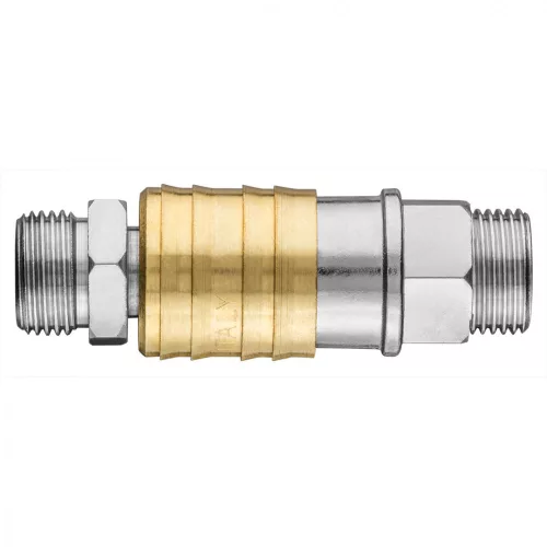 NEO Conector pneumatic rapid complet 3/8" filet exterior (12-646)