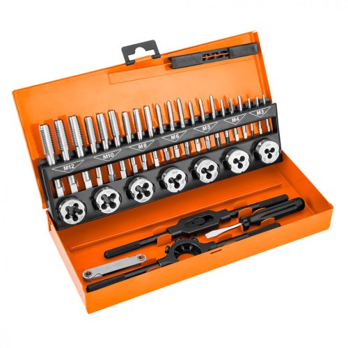 NEO Set de scule pentru filete, M3-M12, HSS, 32buc (12-915)