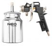 NEO Pistol pneumatic pentru vopsire, cu rezervor inferior, 1,5mm (14-704)