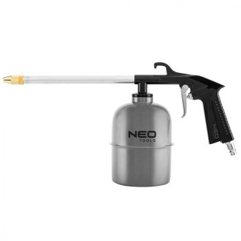   NEO Pistol pneumatic pentru protecție subcaroserie, spălare motor, pistol de ungere, HVLP (14-706)