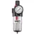 NEO Filtru deshidratator 1/2", cu regulator de presiune, metal (14-732)