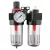 NEO Filtru deshidratator 1/2" cu regulator de presiune și lubrifiant (metal) (14-734)