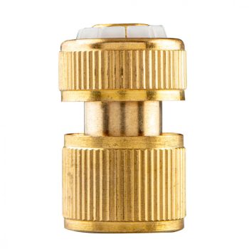   NEO Conector rapid pentru furtun 1/2", cu oprire a apei, din cupru (15-731)