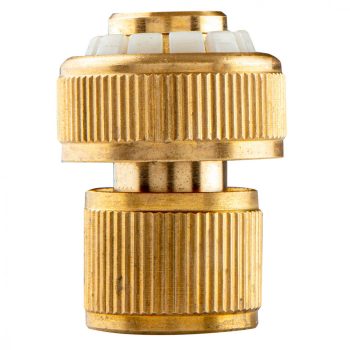   NEO Conector rapid pentru furtun 3/4", cu oprire a apei, din cupru (15-733)