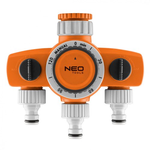 NEO Timer mecanic pentru irigare, cu 3 căi, max. 120 minute (15-750)