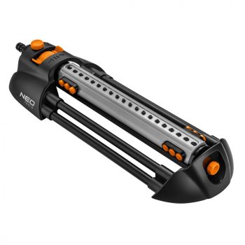   NEO Sprinkler pătrățos, înclinat, pentru irigare, 320 m2, 20 duze, ajustare a forței jetului, reglare individuală a duzelor (15-772)